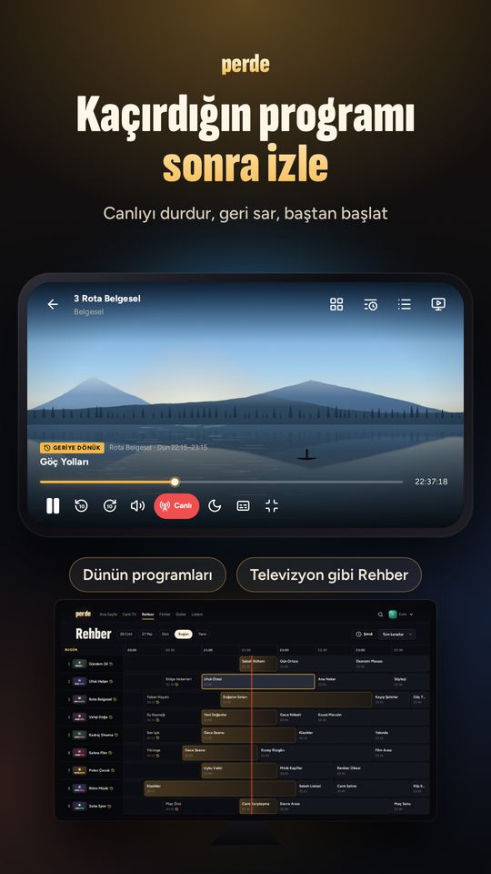 Telefonda geriye dönük izleme