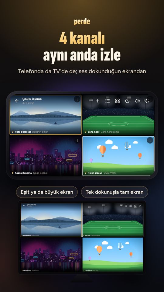 Telefonda çoklu izleme